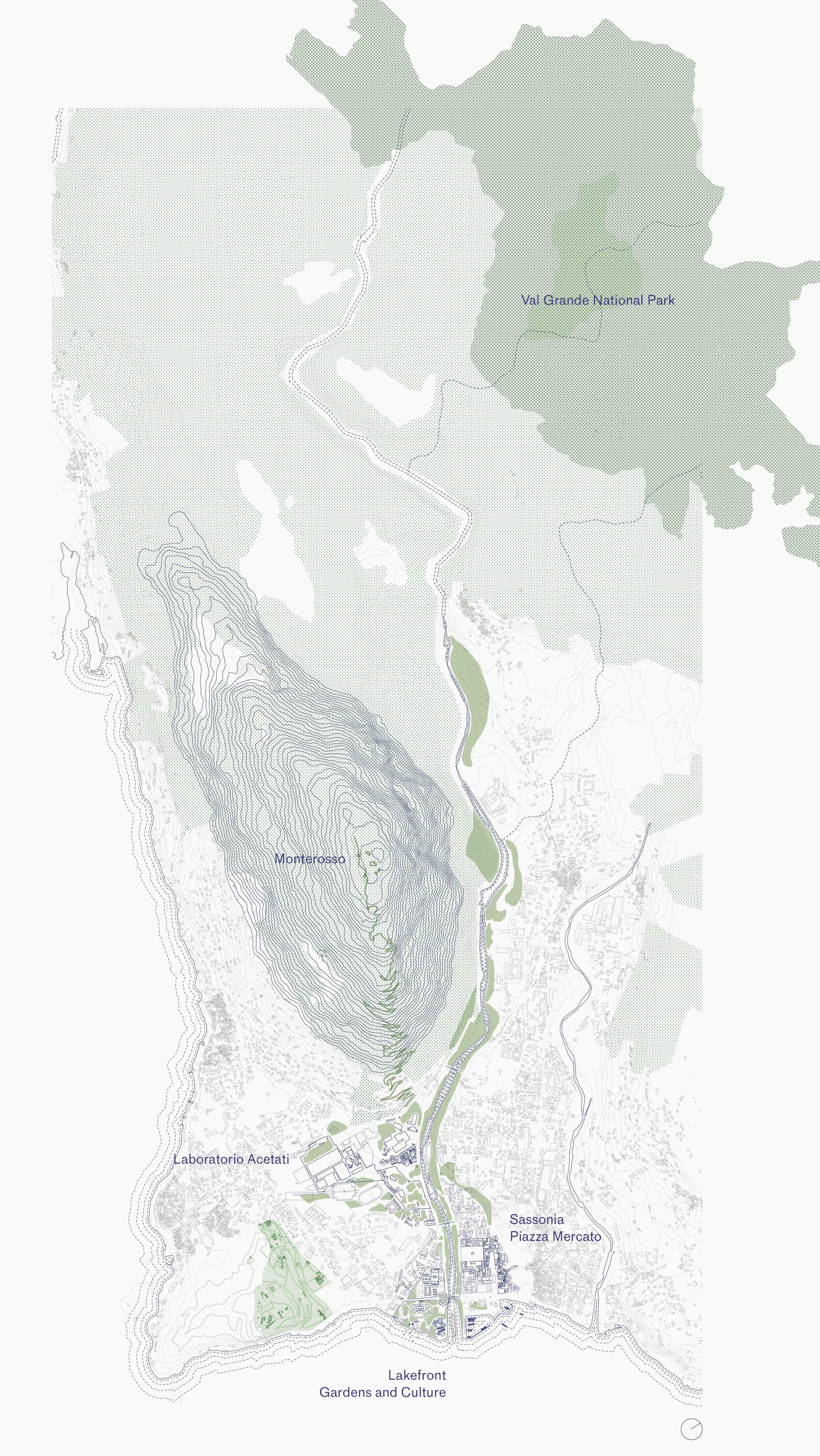 Landscape episodes along a riverbed